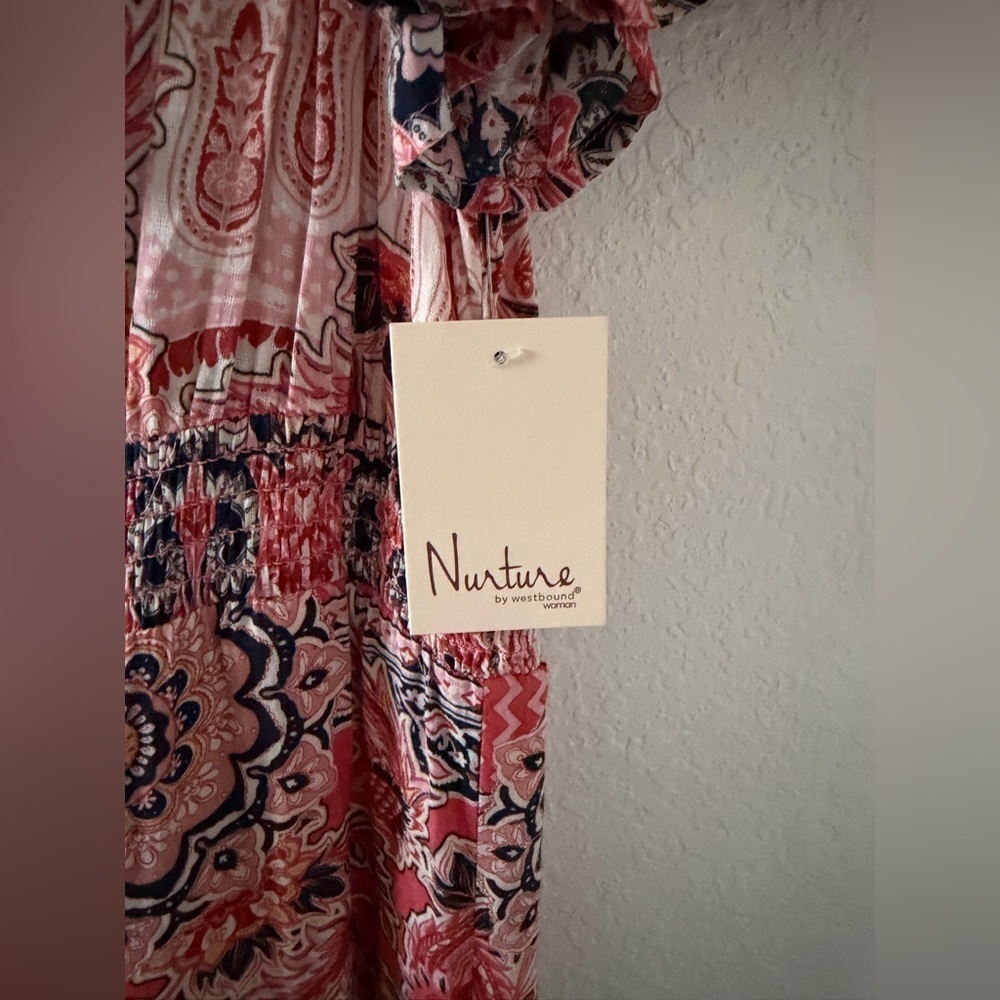 Nurture By Westbound Chic Floral Midi Dress in Size-2X - Picture 10 of 11